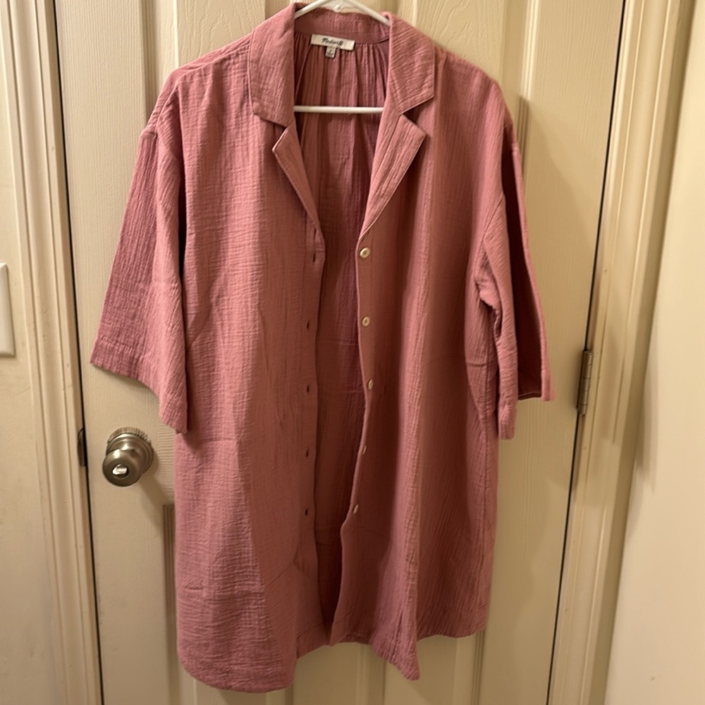 BNWT Madewell cotton gauze cover up dress Small